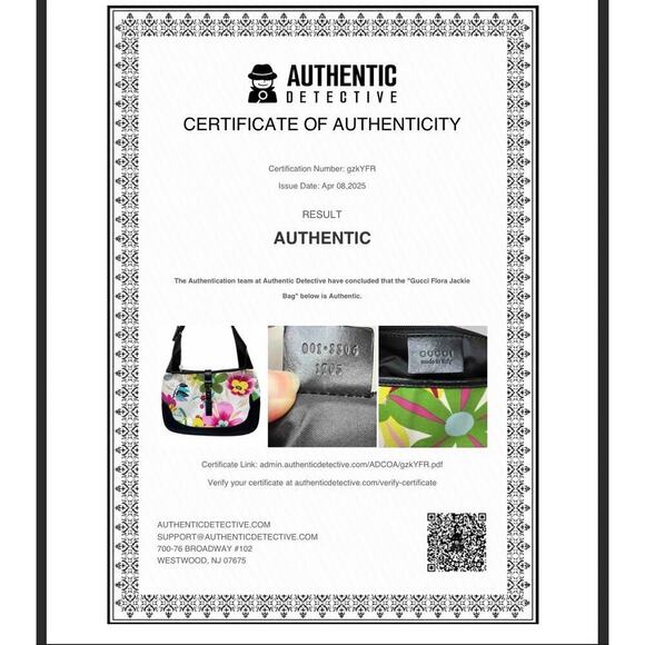 Vintage Gucci 001 – 3306 Flora Jackie Hobo Bag - Picture 16 of 16